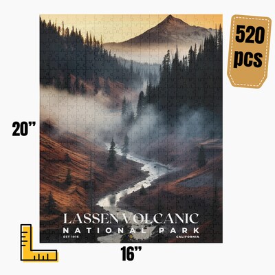 Lassen Volcanic National Park Jigsaw Puzzle, Family Game, Holiday Gift | S10 - image4